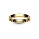 18ct Rose Gold Chamfered Edge Wedding Ring