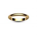 9ct Rose Gold D Shape Wedding Ring