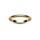 9ct Rose Gold D Shape Wedding Ring