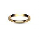 9ct Rose Gold Flat Court Wedding Ring