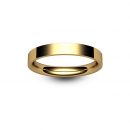 9ct Rose Gold Flat Court Wedding Ring