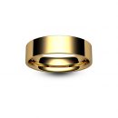 9ct Rose Gold Flat Court Wedding Ring