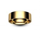 9ct Rose Gold Flat Court Wedding Ring