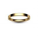 9ct Rose Gold Modern Flat Court Wedding Ring