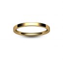 9ct Rose Gold Modern Flat Court Wedding Ring