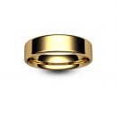 9ct Rose Gold Modern Flat Court Wedding Ring