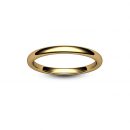 18ct Yellow Gold Slight Court Wedding Ring