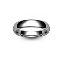 18ct White Gold Slight Court Wedding Ring