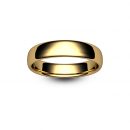 18ct Yellow Gold Slight Court Wedding Ring