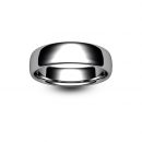 18ct White Gold Slight Court Wedding Ring