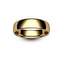 18ct Yellow Gold Slight Court Wedding Ring