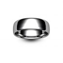 18ct White Gold Slight Court Wedding Ring