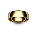 18ct Yellow Gold Slight Court Wedding Ring