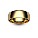 18ct Yellow Gold Slight Court Wedding Ring