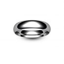 18ct White Gold Traditional Court Wedding Ring